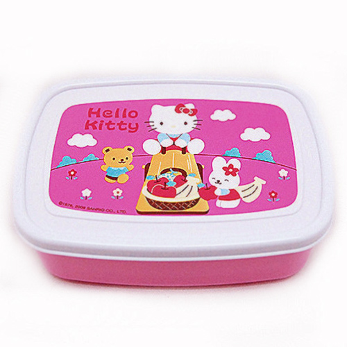 廚房用品_Hello Kitty-便當保鮮盒-蹺蹺板