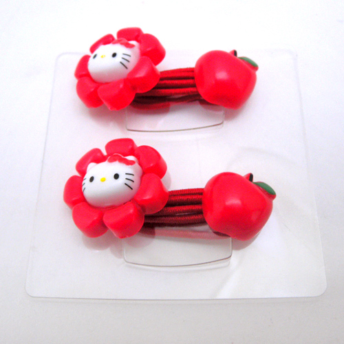 俏麗髮飾品_Hello Kitty- 經典造型髮束-小花蘋果