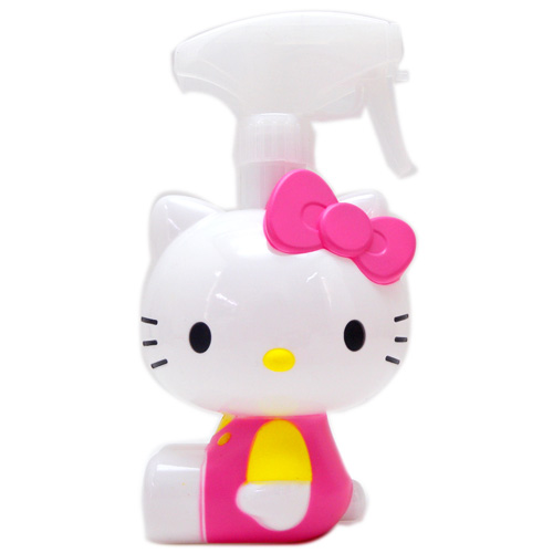 清潔用品_Hello Kitty-人型側坐噴霧罐 -粉衣桃結