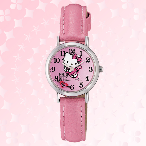凱蒂貓Hello Kitty_手錶_Hello Kitty-手錶-天使玫瑰原形粉