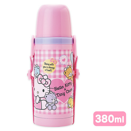 水壼_Hello Kitty-2用不鏽鋼水壺380ML-彩色熊