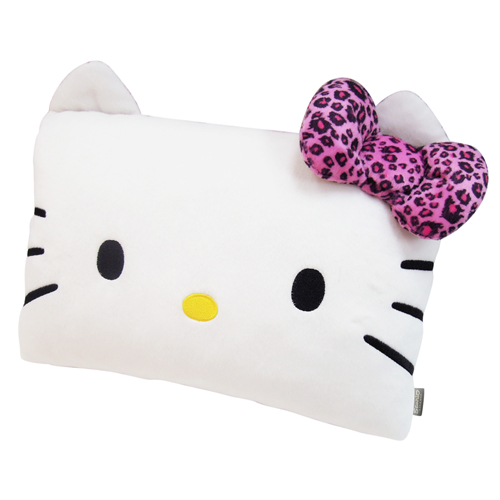 汽車百貨_Hello Kitty-KT豹紋紫-小抱枕