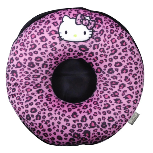 汽車百貨_Hello Kitty-KT豹紋紫-頭枕