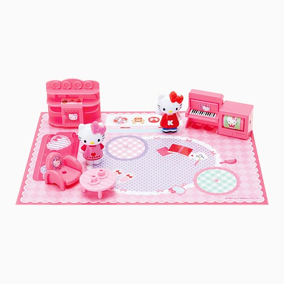 玩具_Hello Kitty- 玩具迷你房-客廳
