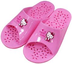 女鞋_Hello Kitty-浴室拖鞋-粉紅愛心25