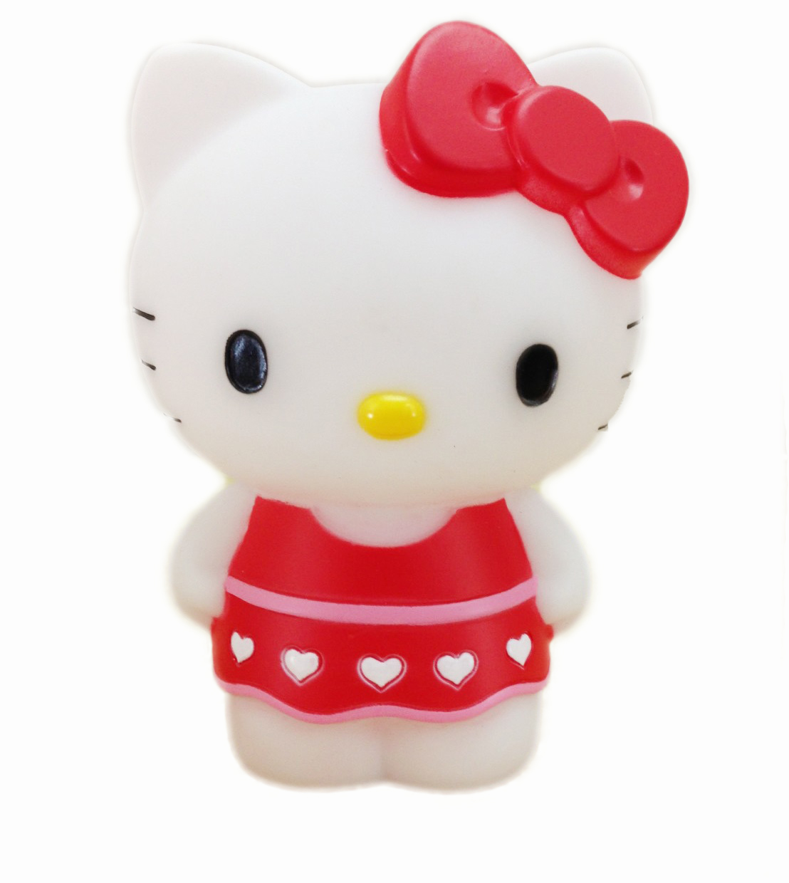 文具用品_Hello Kitty-造型站姿存錢筒-KT愛心紅洋裝