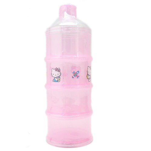嬰兒用品_Hello Kitty 幼兒四層奶粉盒粉