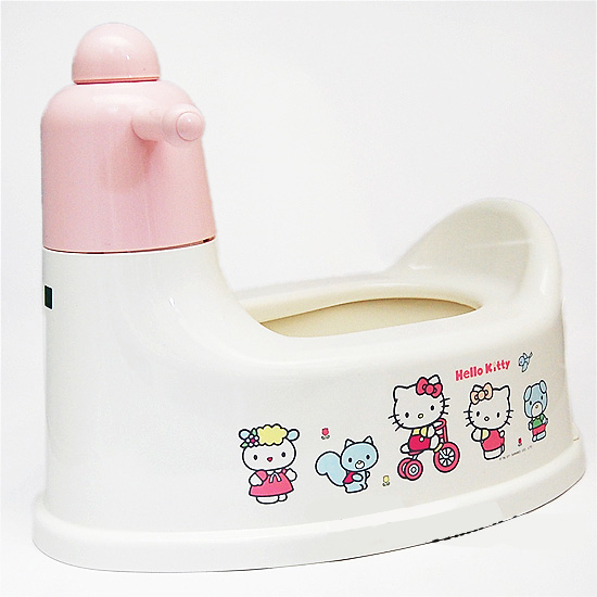 凱蒂貓Hello Kitty_嬰兒用品_Hello Kitty 幼兒騎座式便器-單車