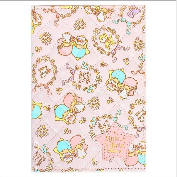 凱蒂貓Hello Kitty-雙子星KIKI&LALA_紙製品_KIKI&LALA-2015TS皮革年曆-菱格花粉