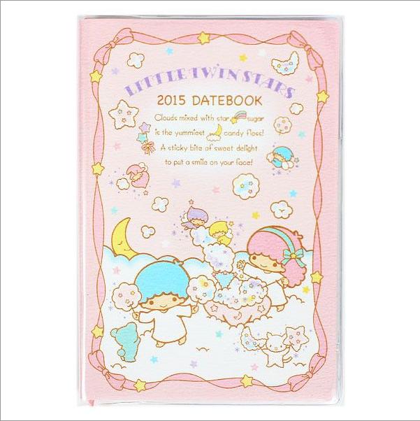 凱蒂貓Hello Kitty-雙子星KIKI&LALA_紙製品_KIKI&LALA-2015TS迷你年曆-泡泡雲朵