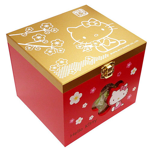糕點零食_Hello Kitty-綜合梅果禮盒-木盒