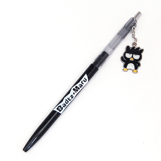 凱蒂貓Hello Kitty-酷企鵝Bad Badtz-maru_筆用品_酷企鵝  鐵片掛飾自動鉛筆