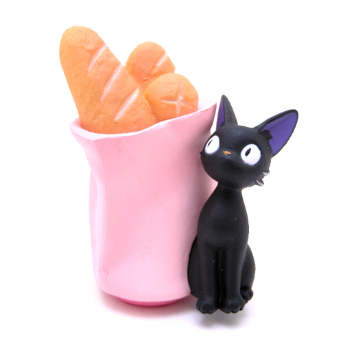 印章_魔女宅急便-立體造型印章-黑貓與麵包粉